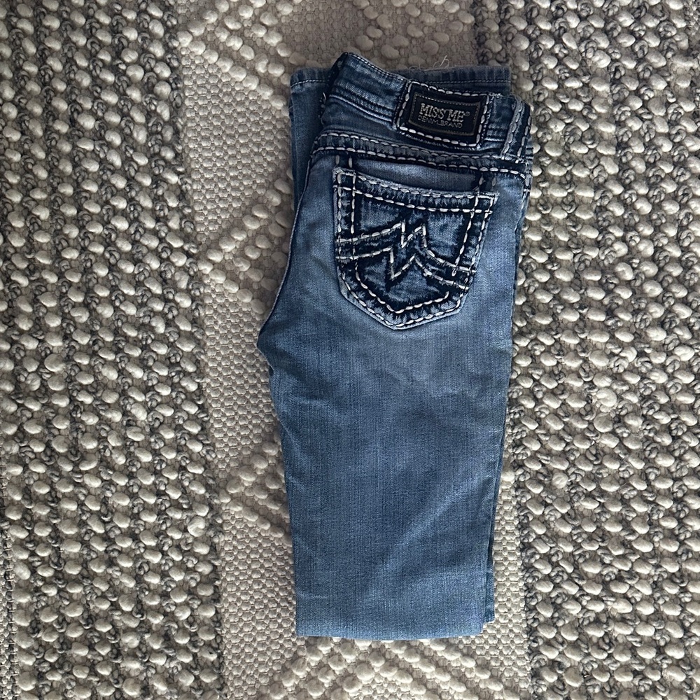 Miss Me Women's Boot Cut Jeans in Blue